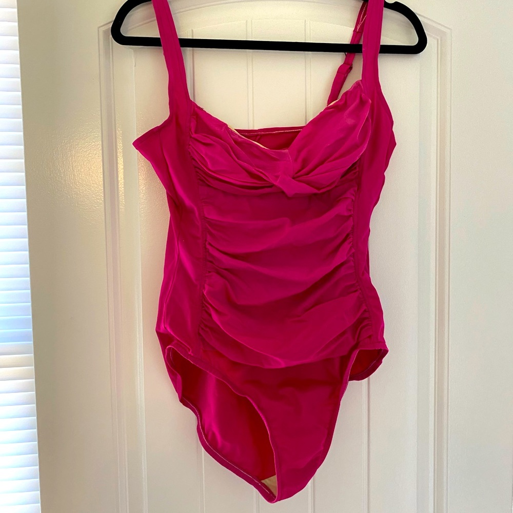 Pink bathing suit
